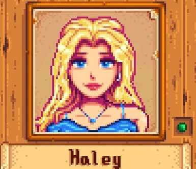 Haley portrait New haircut. at Stardew Valley Nexus - Mods and community