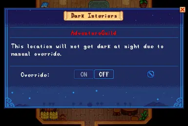 Dark Interiors Menu