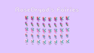 RoseDryad's Fairies (Custom Critters)