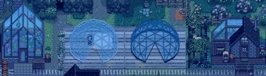Glass Dome Igloo - A1 - B1 - Rainy - animated