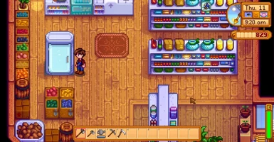 The refrigerator that appears when you complete Shane's eggs (optional)