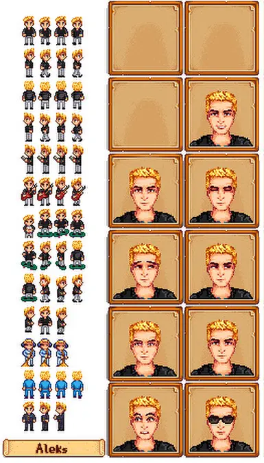 aleks sprites and portraits