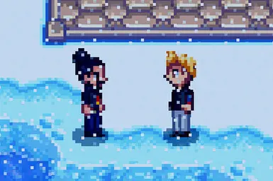 aleks and james outside
