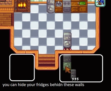 you can hide your fridges behind wall