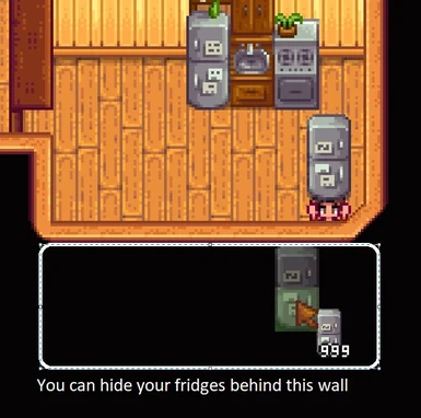 you can hide your fridges behind wall