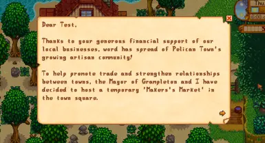 Maker's Market Letter - Part 1