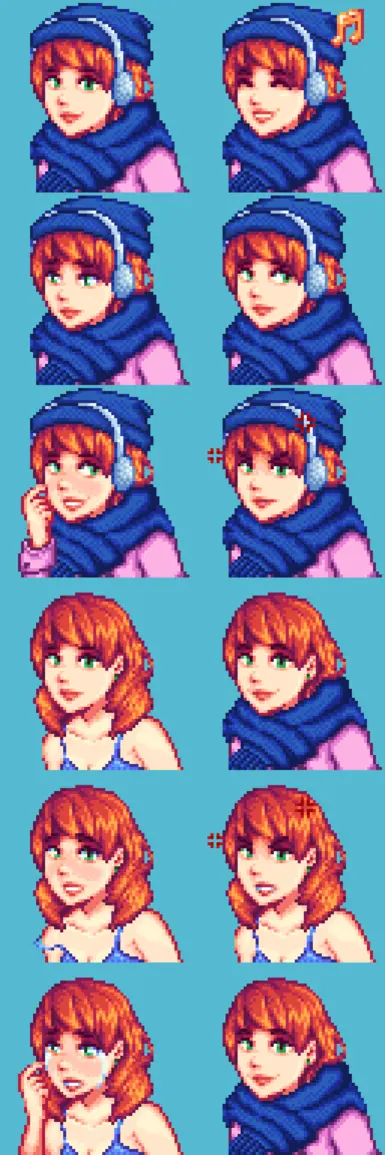 Slightly Cuter-er Penny Portrait - Seasonal at Stardew Valley Nexus ...