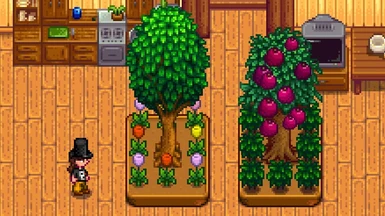 stardew valley planting trees in pots