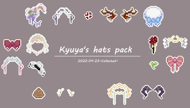 Kyuya's hats pack