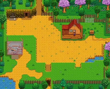 Small Farm Without Debris