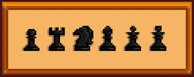 SMALL BLACK CHESS PIECES
