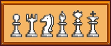 LONG WHITE CHESS PIECES