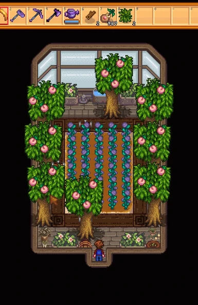 Tiny Greenhouse now supports fruit trees!