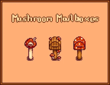 Mushroom Mailboxes