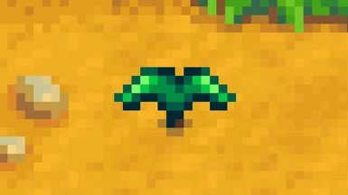 Close-up of the default sprout in-game