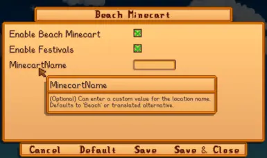 Enter a custom location name in GMCM