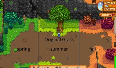 Light Dirt Spring to Fall Original Grass