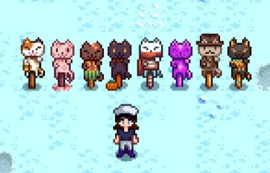 Themed Cats in Game