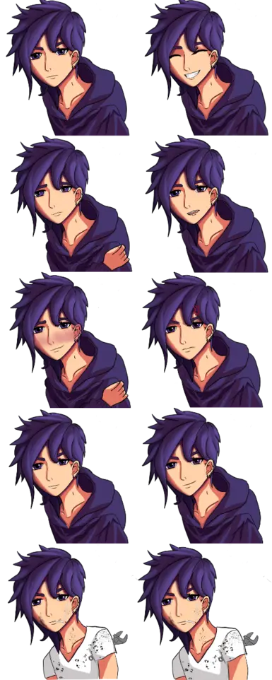 Siasz's Sebastian Portrait at Stardew Valley Nexus - Mods and community