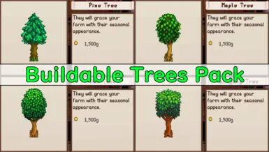 Stardew oak trees empty spage