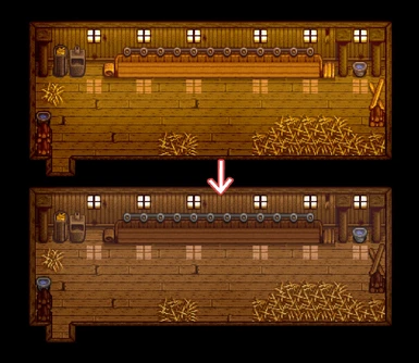 before and after deluxe coop (optional)