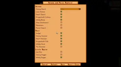 Mod: Generic Mod Config Menu