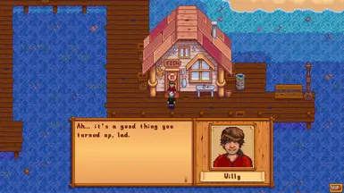 In-game with a ponytail