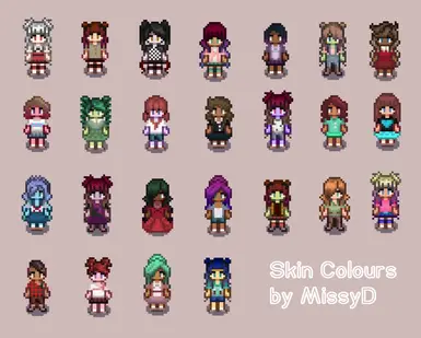 Skin Colours Tweaked at Stardew Valley Nexus - Mods and community