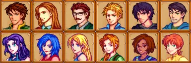 Fire Emblem Style Character Portraits at Stardew Valley Nexus - Mods ...