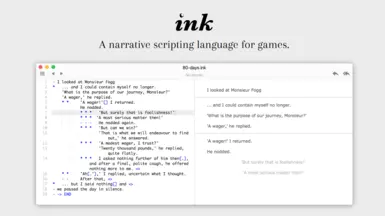 ink - inkle's narrative scripting language