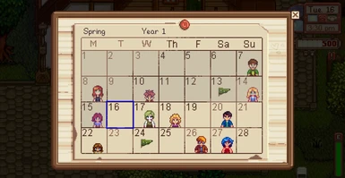 Town Calendar