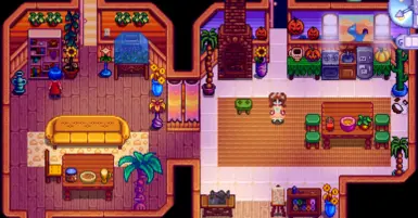 Haley and Emily's House Overhaul with Seasonal Changes at Stardew ...