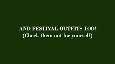 and festival outfits too!