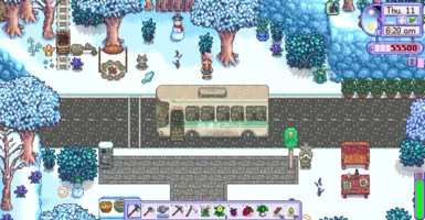 Prettier Bus Stop with Seasonal Changes at Stardew Valley Nexus - Mods ...