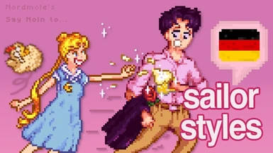 Say Moin to ... Sailor Moon Hairstyles Clothing and Kimono (German)