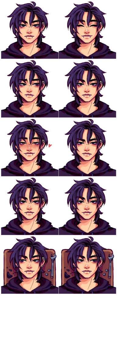 Rin's portrait mod - Bachelors at Stardew Valley Nexus - Mods and community