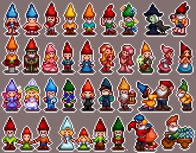 Your new gnome buddies who will keep your garden safe!