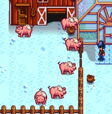 Winter Pigs