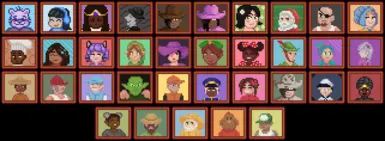 Full gallery of every painting