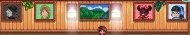Example of some paintings in game
