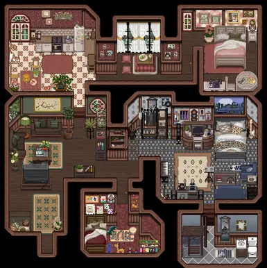 Interiors of Pelican Town - Sam Vincent Jodi Kent at Stardew Valley ...