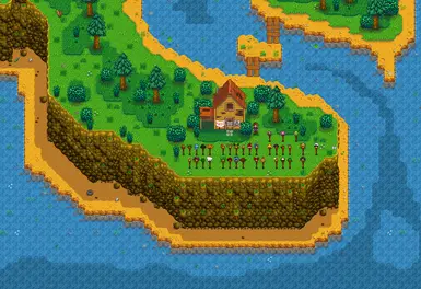 I expanded the cliff area to make room for the Displays.