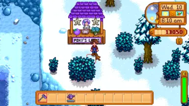 stall in winter