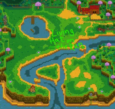 LH will spawn on one of the indicated areas (depending on the day, time, or weather) and will wander freely from there 