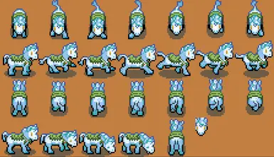 light blue unicorn