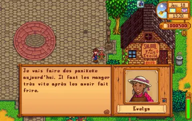 Evelyn - version moddée polynésienne avec dialogue alternatif. Evelyn fait des desserts des îles Samoa.
