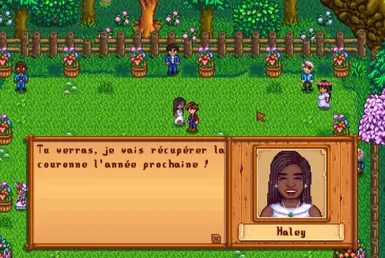 Haley - version moddée noire avec Flower Queen Crown activé. Motivation maximale !