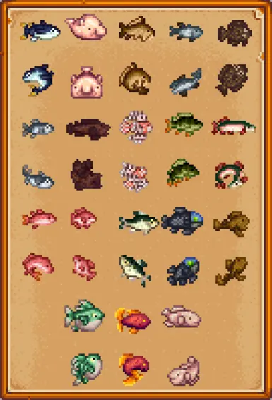 Stardew Valley Pixel Fish - Blobfish | Sticker