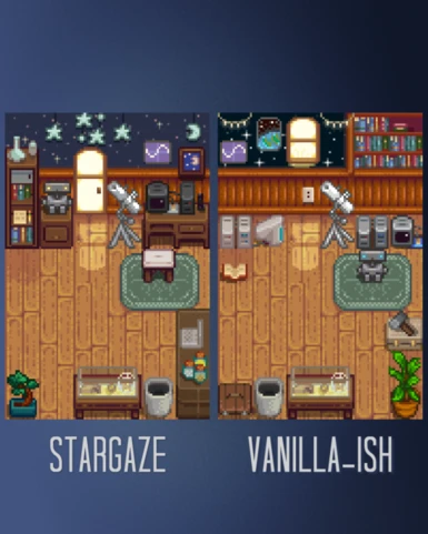 If enabled, two versions of Maru's spouse room to choose from !