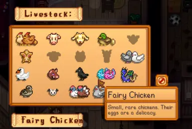 BFAV Fairy Chicken at Stardew Valley Nexus - Mods and community